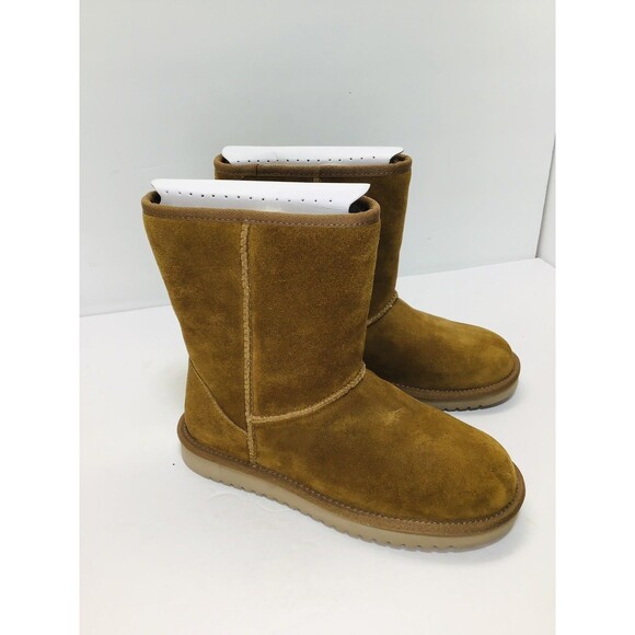 Koolaburra by UGG Women's Koola Short Chestnut Rabbit Boots Sheepskin 1017090 - Picture 1 of 14
